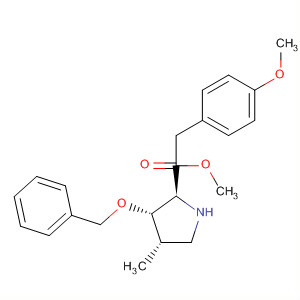 L-Proline, 1-[(4-methoxyphenyl)methyl]-4-methyl-3-(phenylmethoxy)-,methyl ester, (3S,4S)-