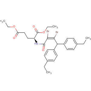L-Glutamic acid,N-[2,3-dibromo-4,4-bis(4-ethylphenyl)-1-oxo-2-butenyl]-, diethyl ester,(Z)-