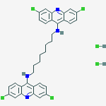 N,N'-bis(3,6-dichloroacridin-9-yl)octane-1,8-diamine dihydrochloride