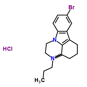 8-bromo-3-propyl-2,3,3a,4,5,6-hexahydro-1H-pyrazino[3,2,1-jk]carbazole hydrochloride