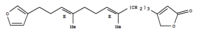 2(5H)-Furanone,4-[(4E,8E)-11-(3-furanyl)-4,8-dimethyl-4,8-undecadien-1-yl]-