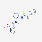 N-methyl-2-nitro-n-[2-(phenylcarbamothioylamino)cyclopentyl]benzamide