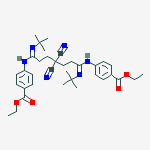 diethyl 4,4'-{[(1E,7E)-1,7-bis(tert-butylimino)-4,4-dicyanoheptane-1,7-diyl]diimino}dibenzoate