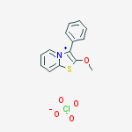 Thiazolo[3,2-a]pyridinium, 2-methoxy-3-phenyl-, perchlorate