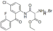 ethyl 3-[[4-chloro-2-(2-fluorobenzoyl)phenyl]amino]-3-oxo-alaninate monohydrobromide