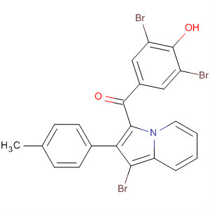 Methanone,[1-bromo-2-(4-methylphenyl)-3-indolizinyl](3,5-dibromo-4-hydroxyphenyl)-