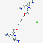 6,6'-[decane-1,10-diylbis(oxybenzene-3,1-diyl)]bis(3,8-diamino-5-methylphenanthridinium) dichloride