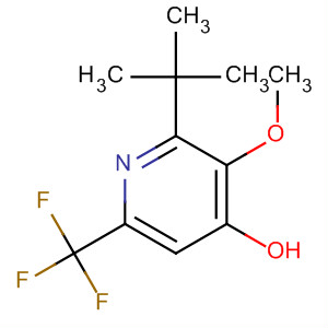 4-Pyridinol, 2-(1,1-dimethylethyl)-3-methoxy-6-(trifluoromethyl)-