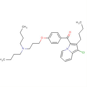 Methanone,(2-butyl-1-chloro-3-indolizinyl)[4-[3-(dibutylamino)propoxy]phenyl]-