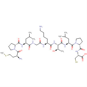 L-Cysteine,L-methionyl-L-prolyl-L-leucylglycyl-L-lysyl-L-threonyl-L-leucyl-L-prolyl-