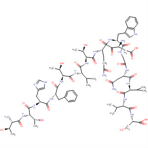 L-Serine,L-threonyl-L-threonyl-L-histidyl-L-phenylalanyl-L-threonyl-L-valyl-L-threonyl-L-a-aspartyl-L-glutaminyl-L-tryptophylglycyl-L-asparaginyl-L-valyl-L-valyl-