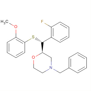 Morpholine,2-[(R)-(2-fluorophenyl)[(2-methoxyphenyl)thio]methyl]-4-(phenylmethyl)-,(2R)-