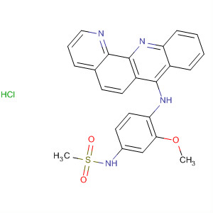 Methanesulfonamide,N-[4-(benzo[b][1,10]phenanthrolin-7-ylamino)-3-methoxyphenyl]-,monohydrochloride