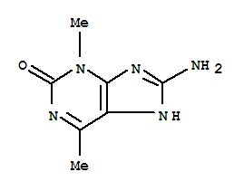 2H-Purin-2-one,8-amino-3,9-dihydro-3,6-dimethyl-