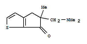 6H-Cyclopenta[b]thiophen-6-one,5-[(dimethylamino)methyl]-4,5-dihydro-5-methyl-