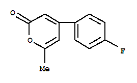2H-Pyran-2-one,4-(4-fluorophenyl)-6-methyl-