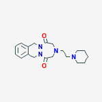 3-(2-PIPERIDIN-1-YLETHYL)-3,4,7,12-TETRAHYDRO-1H-(1,2,5)TRIAZEPINO[1,2-B]PHTHALAZINE-1,5(2H)-DIONE