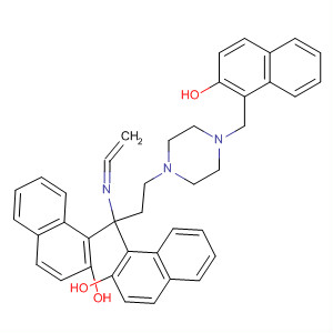 2-Naphthalenol,1,1'-[[[3-[4-[(2-hydroxy-1-naphthalenyl)methyl]-1-piperazinyl]propyl]imino]bis(methylene)]bis-