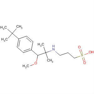 1-Propanesulfonic acid,3-[[2-[4-(1,1-dimethylethyl)phenyl]-2-methoxy-1,1-dimethylethyl]amino]-