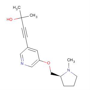 3-Butyn-2-ol,2-methyl-4-[5-[[(2S)-1-methyl-2-pyrrolidinyl]methoxy]-3-pyridinyl]-