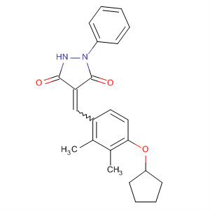 3,5-Pyrazolidinedione,4-[[4-(cyclopentyloxy)-2,3-dimethylphenyl]methylene]-1-phenyl-