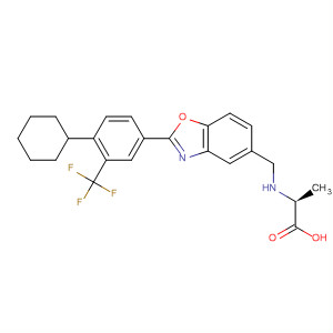 b-Alanine,N-[[2-[4-cyclohexyl-3-(trifluoromethyl)phenyl]-5-benzoxazolyl]methyl]-