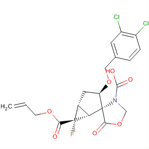 Spiro[bicyclo[3.1.0]hexane-2,4'-oxazolidine]-3',6-dicarboxylic acid,3-[(3,4-dichlorophenyl)methoxy]-6-fluoro-5'-oxo-, 3'-(2-propenyl) ester,(1R,2R,3R,5R,6R)-