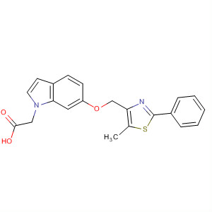 1H-Indole-1-acetic acid, 6-[(5-methyl-2-phenyl-4-thiazolyl)methoxy]-