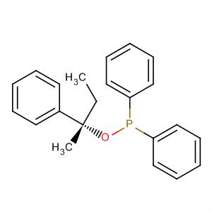 Phosphinous acid, diphenyl-, (1S)-1-methyl-1-phenylpropyl ester