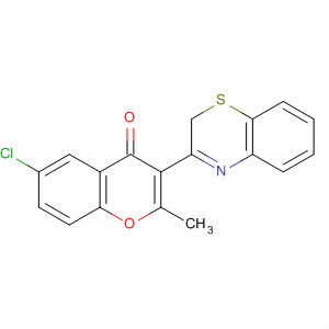 4H-1-Benzopyran-4-one,3-(2H-1,4-benzothiazin-3-yl)-6-chloro-2-methyl-