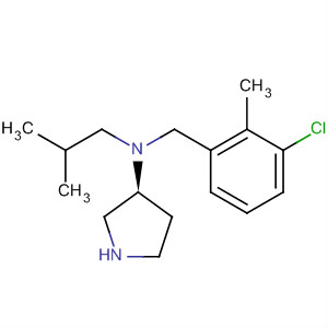 3-Pyrrolidinamine,N-[(3-chloro-2-methylphenyl)methyl]-N-(2-methylpropyl)-, (3S)-