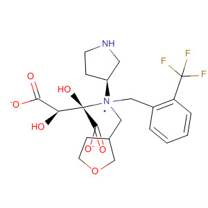 3-Pyrrolidinamine,N-[(tetrahydro-3-furanyl)methyl]-N-[[2-(trifluoromethyl)phenyl]methyl]-,(3S)-, (2R,3R)-2,3-dihydroxybutanedioate