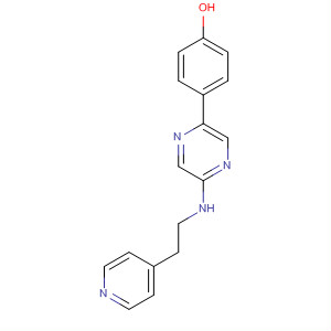 Phenol, 4-[5-[[2-(4-pyridinyl)ethyl]amino]pyrazinyl]-