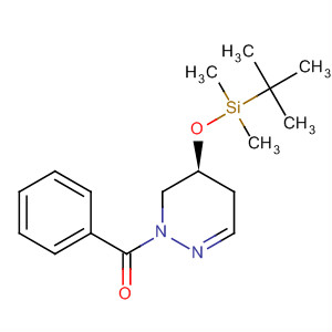 Pyridazine,1-benzoyl-5-[[(1,1-dimethylethyl)dimethylsilyl]oxy]-1,4,5,6-tetrahydro-,(5S)-