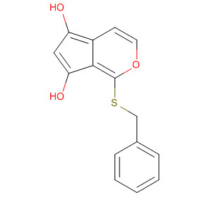 Cyclopenta[c]pyran-5,7-diol, octahydro-1-[(phenylmethyl)thio]-