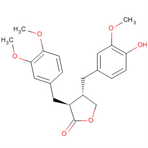 2(3H)-Furanone,3-[(3,4-dimethoxyphenyl)methyl]dihydro-4-[(4-hydroxy-3-methoxyphenyl)methyl]-, (3S,4S)-