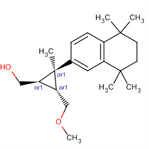 Cyclopropanemethanol,3-(methoxymethyl)-2-methyl-2-(5,6,7,8-tetrahydro-5,5,8,8-tetramethyl-2-naphthalenyl)-, (1R,2R,3R)-rel-