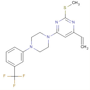 Pyrimidine,4-ethenyl-2-(methylthio)-6-[4-[3-(trifluoromethyl)phenyl]-1-piperazinyl]-