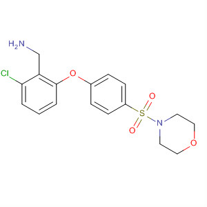 Morpholine, 4-[[4-[2-(aminomethyl)-3-chlorophenoxy]phenyl]sulfonyl]-