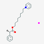 Pyridinium, 1-[8-[(2S)-1-oxo-2-phenylpropoxy]octyl]-, iodide