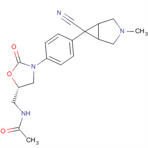 Acetamide,N-[[(5S)-3-[4-[(1a,5a,6b)-6-cyano-3-methyl-3-azabicyclo[3.1.0]hex-6-yl]phenyl]-2-oxo-5-oxazolidinyl]methyl]-