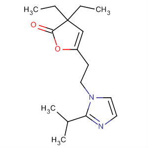2(3H)-Furanone,3,3-diethyldihydro-5-[2-[2-(1-methylethyl)-1H-imidazol-1-yl]ethyl]-