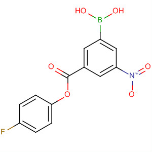 Benzoic acid, 3-borono-5-nitro-, 1-(4-fluorophenyl) ester