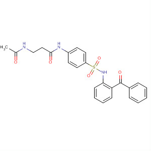 Propanamide,3-(acetylamino)-N-[4-[[(2-benzoylphenyl)amino]sulfonyl]phenyl]-