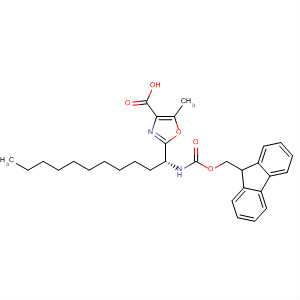 4-Oxazolecarboxylic acid,2-[(1R)-1-[[(9H-fluoren-9-ylmethoxy)carbonyl]amino]undecyl]-5-methyl-