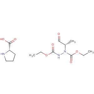 L-Proline, compd. with diethyl1-[(1S)-1-methyl-2-oxoethyl]-1,2-hydrazinedicarboxylate (1:1)