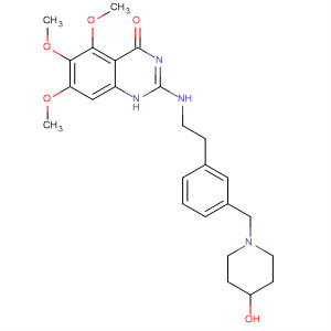 4(1H)-Quinazolinone,2-[[[3-[(4-hydroxy-1-piperidinyl)methyl]phenyl]methyl]methylamino]-5,6,7-trimethoxy-