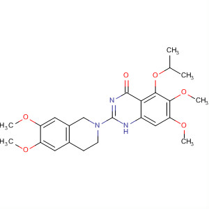 4(1H)-Quinazolinone,2-(3,4-dihydro-6,7-dimethoxy-2(1H)-isoquinolinyl)-6,7-dimethoxy-5-(1-methylethoxy)-