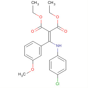 Propanedioic acid,[[(4-chlorophenyl)amino](3-methoxyphenyl)methylene]-, diethyl ester
