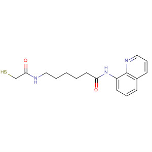 Hexanamide, 6-[(mercaptoacetyl)amino]-N-8-quinolinyl-
